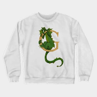 Green Dragon Letter G 2023 Crewneck Sweatshirt